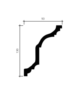Карниз Европласт 1.50.254 Пенополиуретан 2000*130*93 мм-foto4