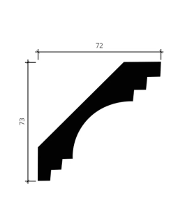 Карниз Европласт 1.50.199 Пенополиуретан 2000*73*72 мм-foto4