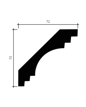 Карниз Европласт 1.50.199 Пенополиуретан 2000*73*72 мм-foto4