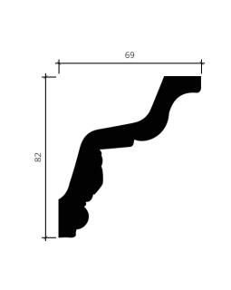 Карниз Европласт 1.50.278 Пенополиуретан 2000*82*68 мм-foto4