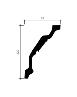 Карниз Европласт 1.50.255 Пенополиуретан 2000*127*81 мм-foto4