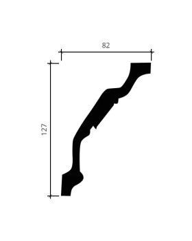 Карниз Европласт 1.50.255 Пенополиуретан 2000*127*81 мм-foto4