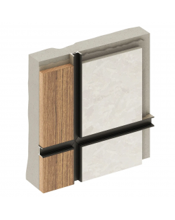 Разделительный профиль Decaro D007 Алюминий 3000*15*12,5 мм-foto8