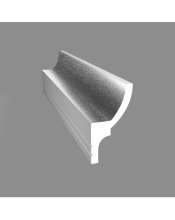 Потолочный плинтус под подсветку Decomaster D501-115 (73*40*2000 мм)-foto2