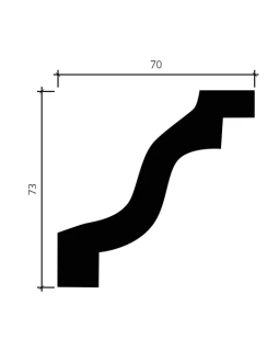 Карниз Европласт 1.50.143 Пенополиуретан 2000*73*69 мм-foto4