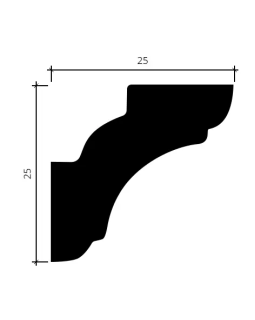 Карниз Европласт 1.50.292 Пенополиуретан 2000*25*25 мм-foto4