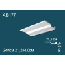 Карниз AB177 Перфект Полиуретан 2440*40*215 мм