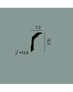 C304F Карниз гибкий Orac Decor Полиуретан-foto2