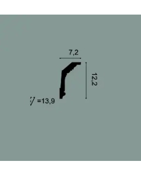 C304F Карниз гибкий Orac Decor Полиуретан-foto2