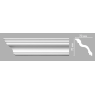 Плинтус потолочный гладкий Decomaster 96514 (70х70х2400мм)