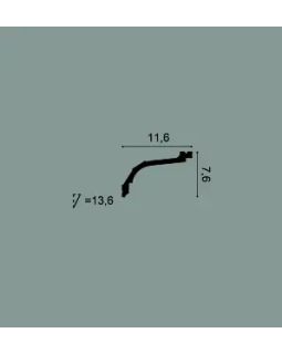 C220F Карниз гибкий Orac Decor Полиуретан-foto2