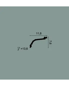 C220F Карниз гибкий Orac Decor Полиуретан-foto2