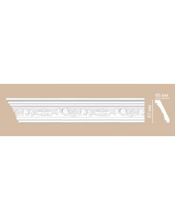 Потолочный плинтус с орнаментом Decomaster 95036 гибкий (83*66*2400)