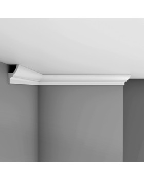 Потолочный плинтус под подсветку Decomaster D501 ДМ (73*40*2000 мм)-foto2