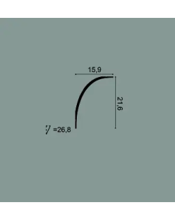 C990 Карниз Infinity Orac Decor Полиуретан-foto2