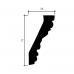 Карниз Европласт 1.50.181 Пенополиуретан 2000*75*39 мм