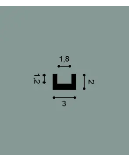 CX190 Многофункциональный профиль Orac Decor Дюрополимер-foto2