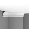 Потолочный плинтус гладкий Decomaster DP 40A (175*175*2400)