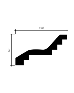 Карниз Европласт 1.50.276 Пенополиуретан 2000*60*100 мм-foto4