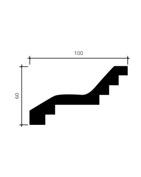 Карниз Европласт 1.50.276 Пенополиуретан 2000*60*100 мм-foto4