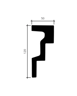 Карниз Европласт 1.50.262 Пенополиуретан 2000*120*50 мм-foto4