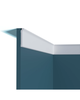 Плинтус P223 Перфект Плюс XPS Полимер 2000*80*13 мм-foto2