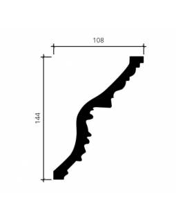 Карниз Европласт 1.50.285 Пенополиуретан 2000*144*109 мм-foto4