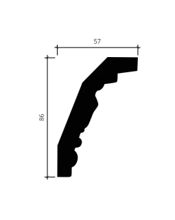 Карниз Европласт 1.50.274 Пенополиуретан 2000*86*55 мм-foto4