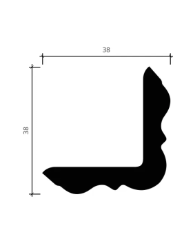 Карниз Европласт 1.50.257 Пенополиуретан 2000*39*39 мм-foto4