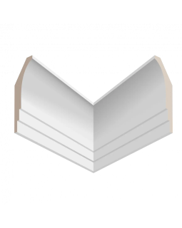 Карниз Ultrawood CR 0026 ЛДФ, CR 0026 W Дерево 2000-2440*87*25 мм-foto3