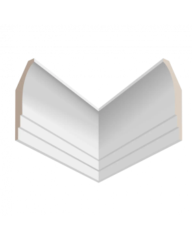 Карниз Ultrawood CR 0026 ЛДФ, CR 0026 W Дерево 2000-2440*87*25 мм-foto3