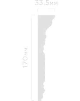 Карниз Hiwood L1702 Полистирол Под покраску-foto2