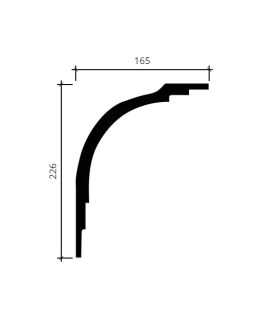 Карниз Европласт 1.50.271 Пенополиуретан 2000*226*165 мм-foto4