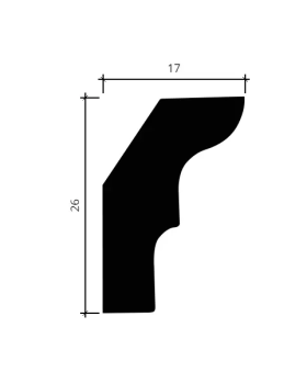 Карниз Европласт 1.50.155 Пенополиуретан 2000*25*16 мм-foto4