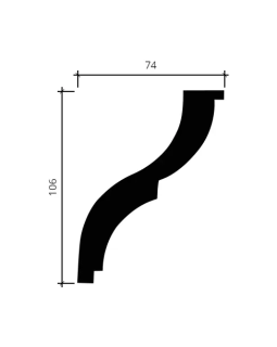 Карниз Европласт 1.50.275 Пенополиуретан 2000*105*76 мм-foto4