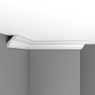 Потолочный плинтус гладкий Decomaster DP 337 (60*62*2400)