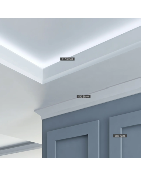 Карниз Bello Deco К12 XPS Полимер 2000*60*40 мм-foto4