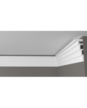 Карниз Decor Dizayn DD514 Полистирол 2000*120*43 мм-foto6
