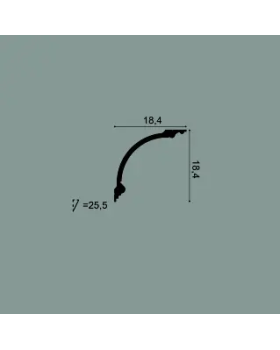 C338A Карниз Ba'Rock Orac Decor Полиуретан-foto2