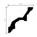 Карниз Европласт 1.50.111 Пенополиуретан 2000*112*118 мм