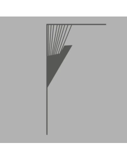 Карниз NMC Wallstyl IL4 60х37,5х2000 мм-foto6