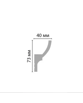 Потолочный плинтус под подсветку Decomaster D501 (73*40*2000 мм)-foto4