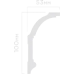 Карниз Hiwood A130V1 Полистирол Под покраску