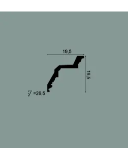 C307 Карниз Orac Decor Полиуретан-foto2