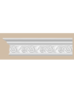Потолочный плинтус с орнаментом Decomaster DT 303A (140*75*2400)