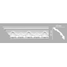 Плинтус потолочный с орнаментом Decomaster 95015 (60х60х2400мм)