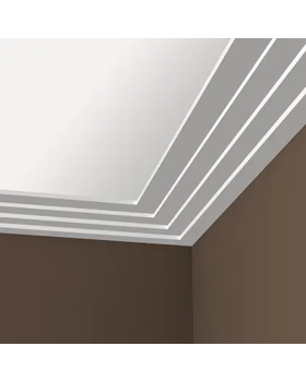 Карниз Европласт 1.50.142 Пенополиуретан 2000*45*195 мм-foto2