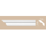 Потолочный плинтус гладкий Decomaster DP 339 (70*72*2400)