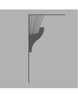 Карниз NMC Wallstyl IL3 50х32х2000 мм-foto5