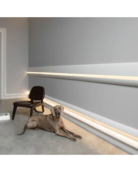 C373F Карниз гибкий для скрытого освещения Antonio гибкий Orac Decor Полиуретан-foto2